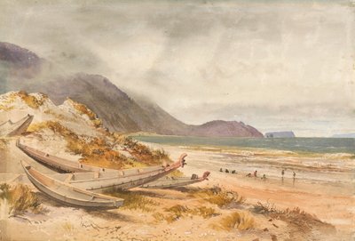 In der Nähe von Paekakariki, Cook Strait von Nicholas Chevalier